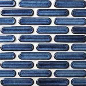 Ceramic Glazed Blue Mosaic Tile | Tile Shop Dubai