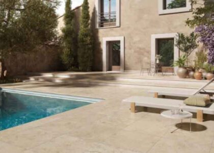Stone Look Tiles for Pool & Around- Tile Shop Near Me