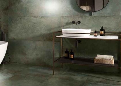 Tiles with a metal look - the new star of living trends, swimming pool tiles suppliers in dubai