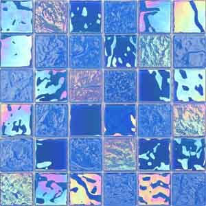 Blue Swimming Pool Tiles Mosaic | Modern pool tiles